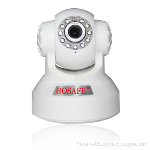 Day Night IR Cut Pan and Tilt Wi-Fi IP Camera for Baby Monitor, P/T P2P iPhone App MJPEG